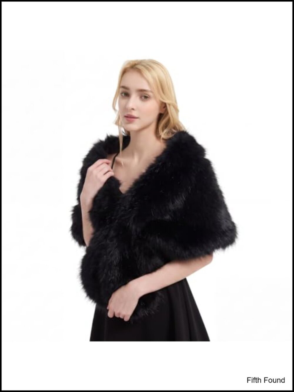 Faux Fur Shawl Fluffy Wrap Wedding Party One Size Women's